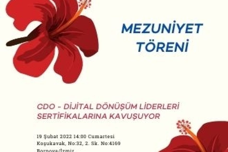 CDO Programı Mezuniyet Töreni